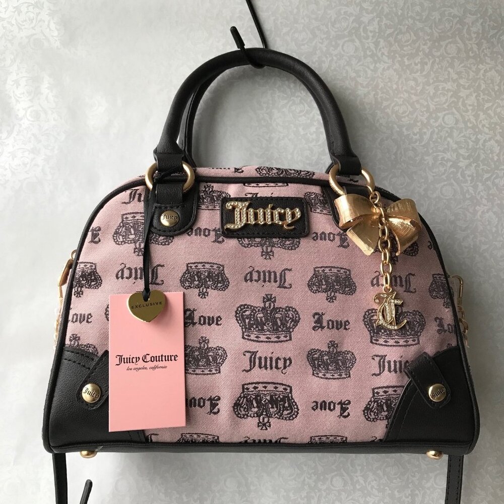 Juicy Couture Vintage Couture Bowler  Pink Diamond  MSRP $99